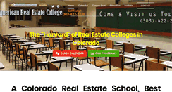 Desktop Screenshot of americanrealestatecollege.com